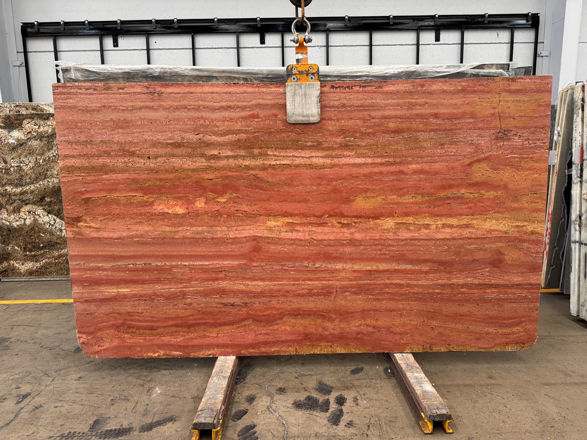 Rosso Travertine F&H (Travertine)